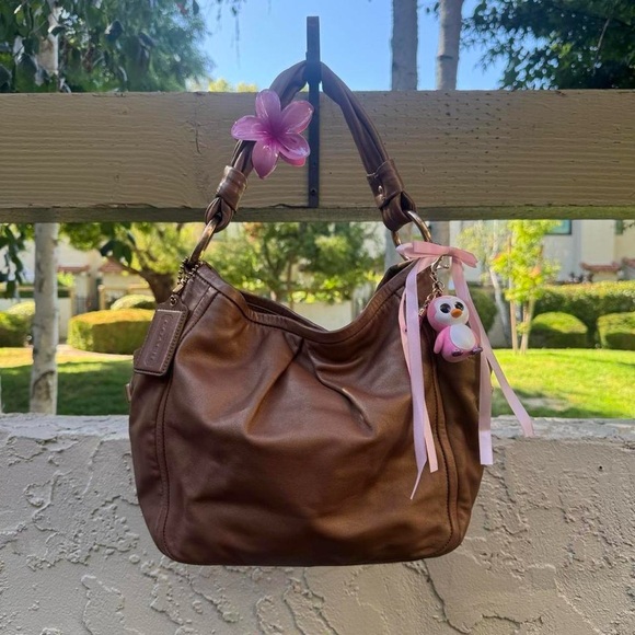 Y2K Brown Slouchy Coach Bag - Picture 1 of 8